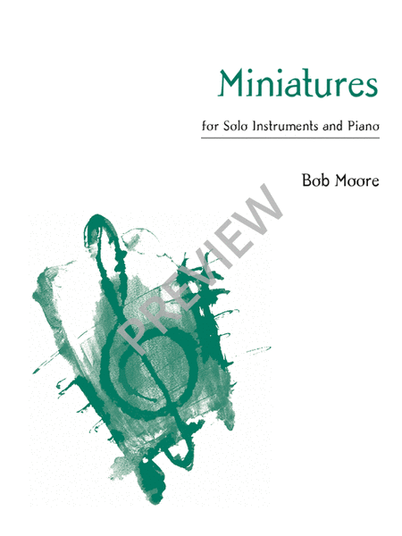 Miniatures for Solo Instrument and Piano image number null
