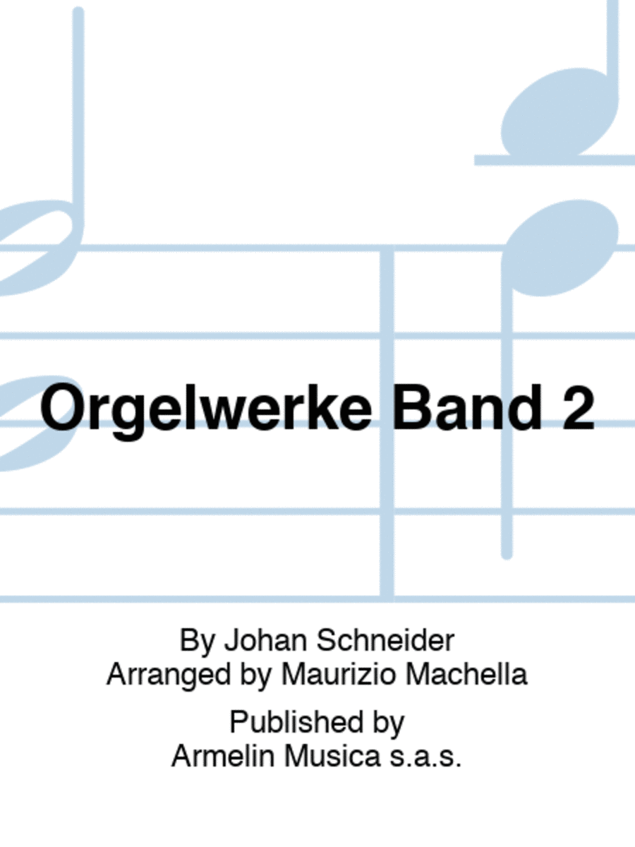 Orgelwerke Band 2 Organ scores gallery preview page 1