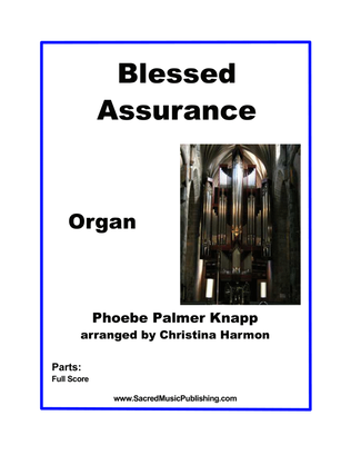 Book cover for Blessed Assurance - Organ