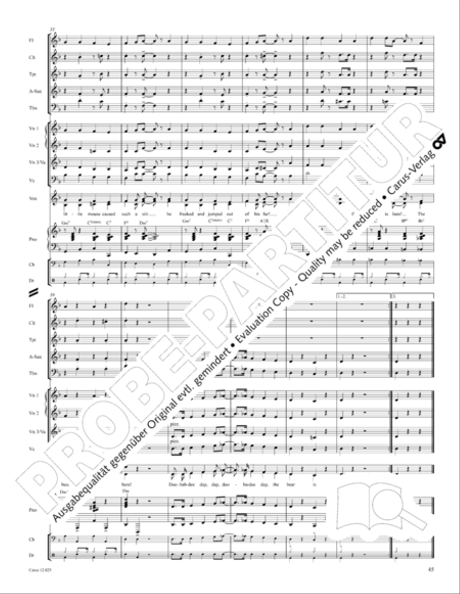 Circus Allegro Circus Allegro Choir scores gallery preview page 46