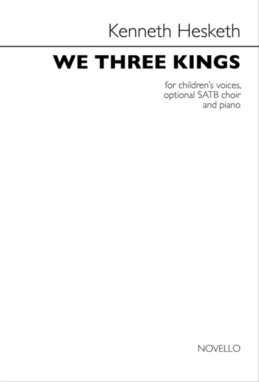 We Three Kings We Three Kings 4-Part scores gallery preview page 1