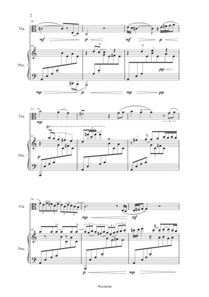 Nocturne for Viola and Piano image number null
