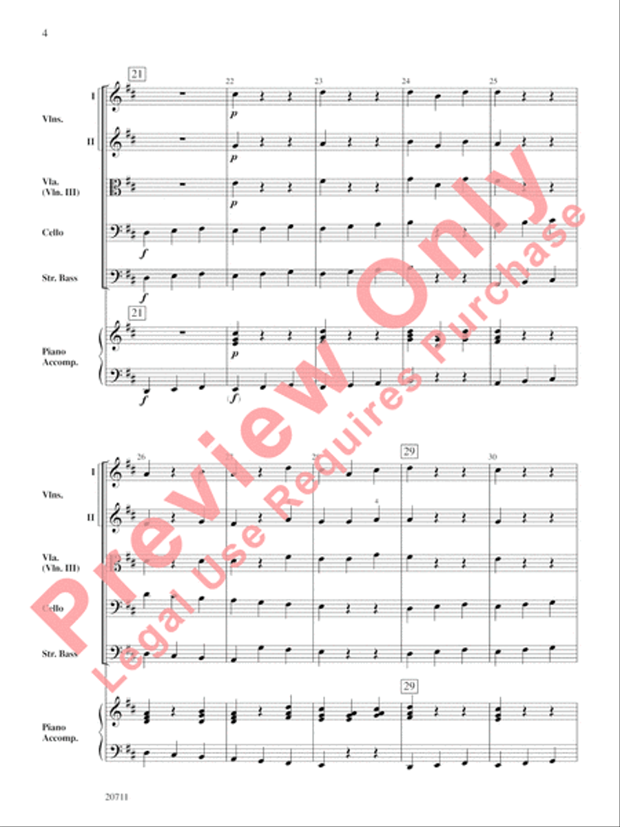 Scaling Mount Pizzicato String Orchestra scores gallery preview page 5