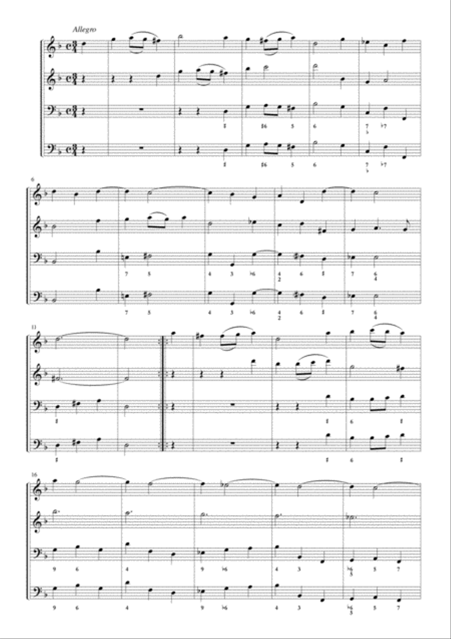 Corelli, Sonata op.3 n.11 in g minor Small Ensemble scores gallery preview page 6