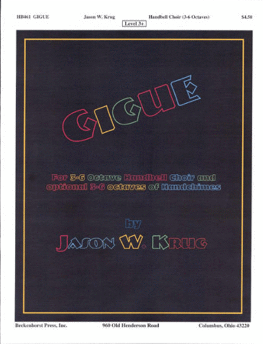 Gigue - Krug 5-Octaves scores gallery preview page 1