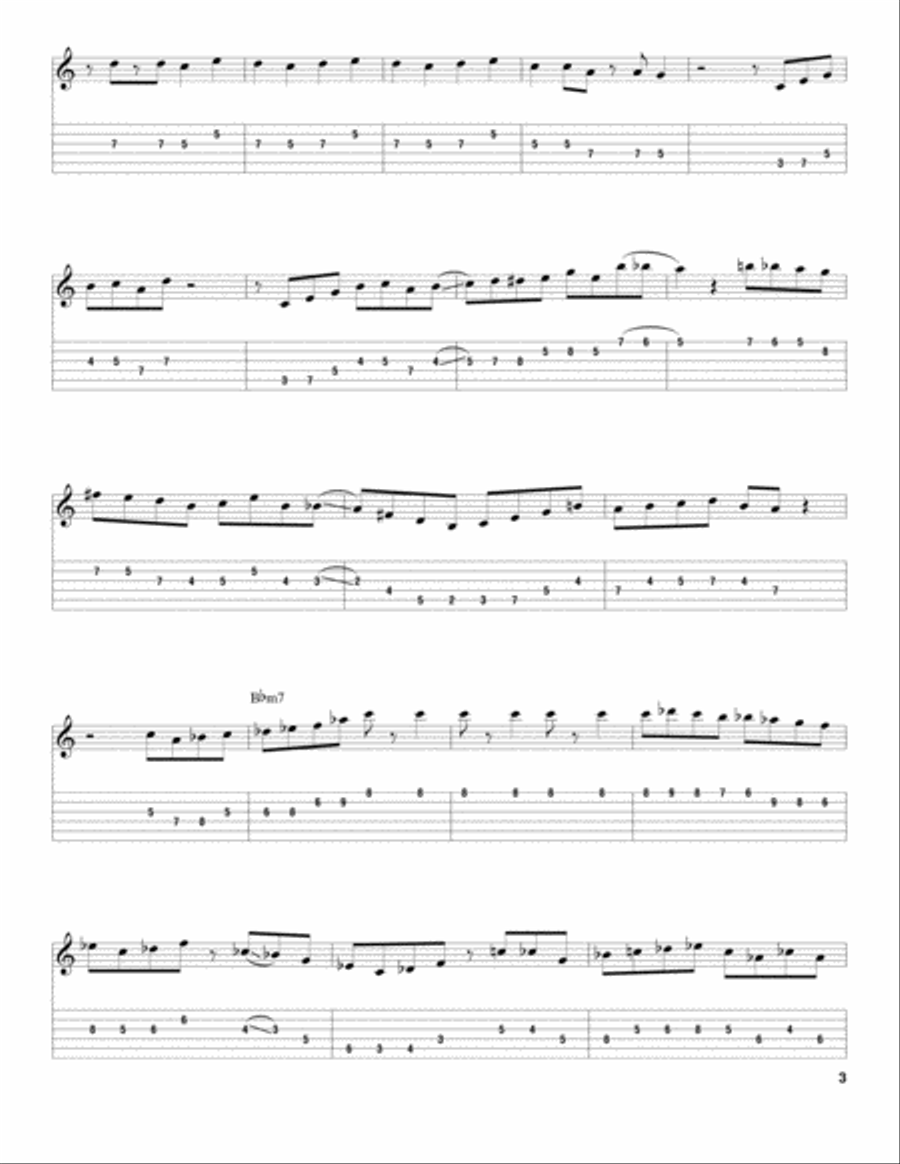 Impressions Electric Guitar scores gallery preview page 3