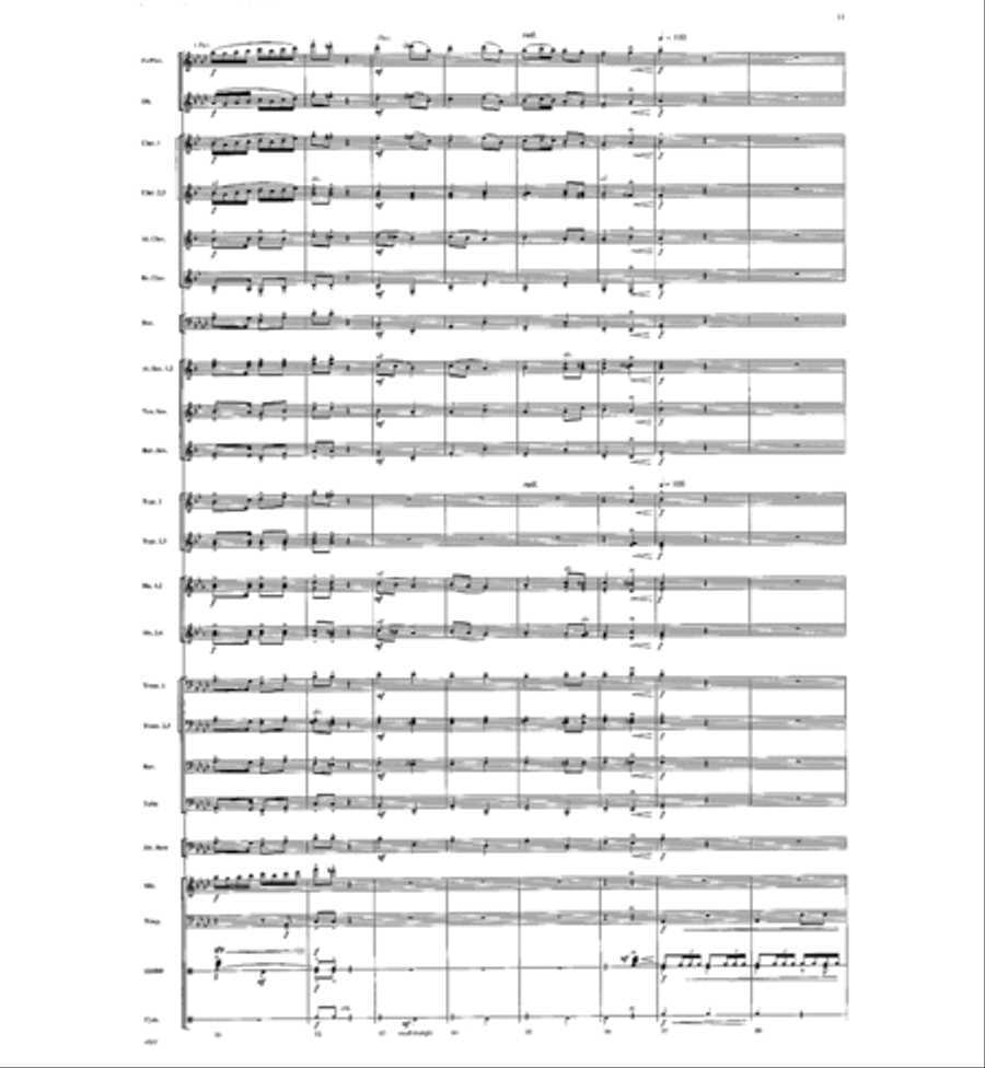 March: Celebration and Glory Concert Band scores gallery preview page 12