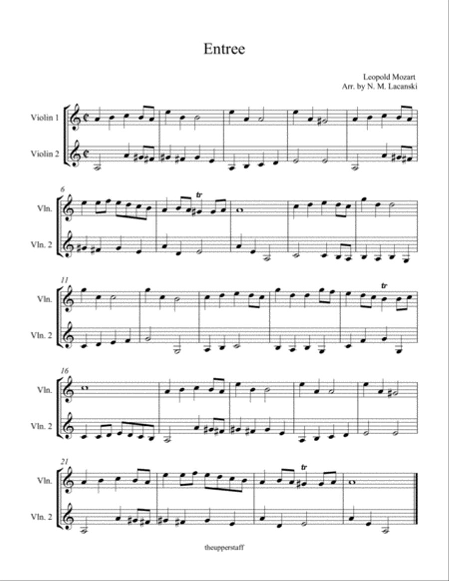 Entree Flute scores gallery preview page 2