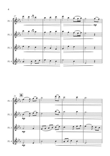 The First Noel - Christmas Carol - for Flute Quartet image number null