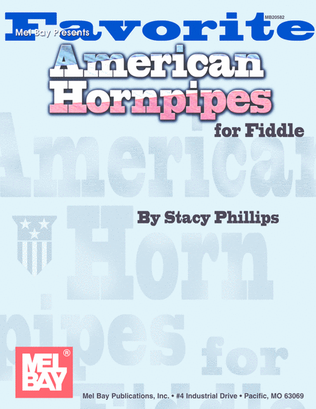 Book cover for Favorite American Hornpipes for Fiddle