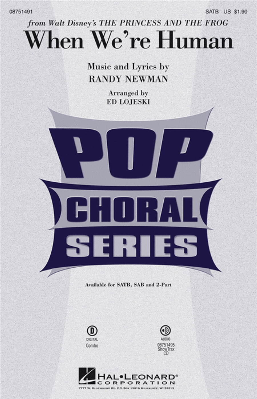 When We're Human Show Choir scores gallery preview page 1