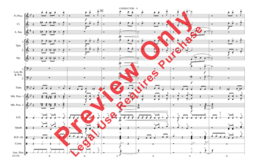You Ought to Be Having Fun / What Is Hip? Marching Band scores gallery preview page 10