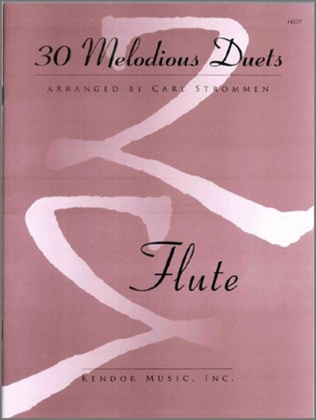 Book cover for 30 Melodious Duets- Flute