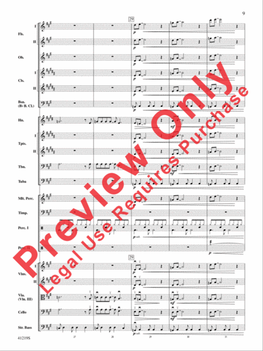 Led Zeppelin Reunion Full Orchestra scores gallery preview page 10