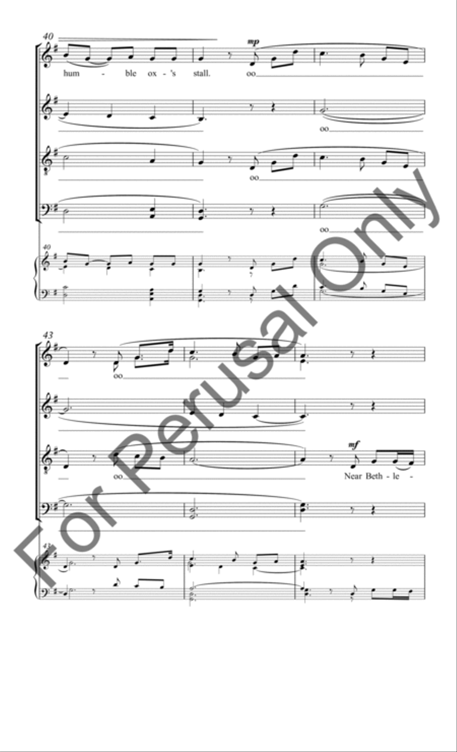 Wexford Carol Divisi scores gallery preview page 8