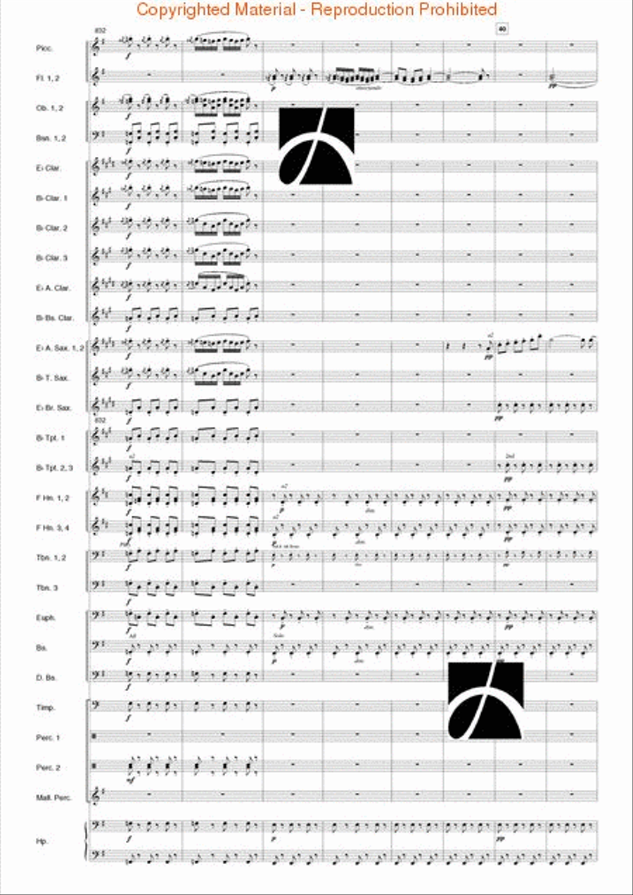 Carmen Suite Carmen Suite Concert Band scores gallery preview page 93