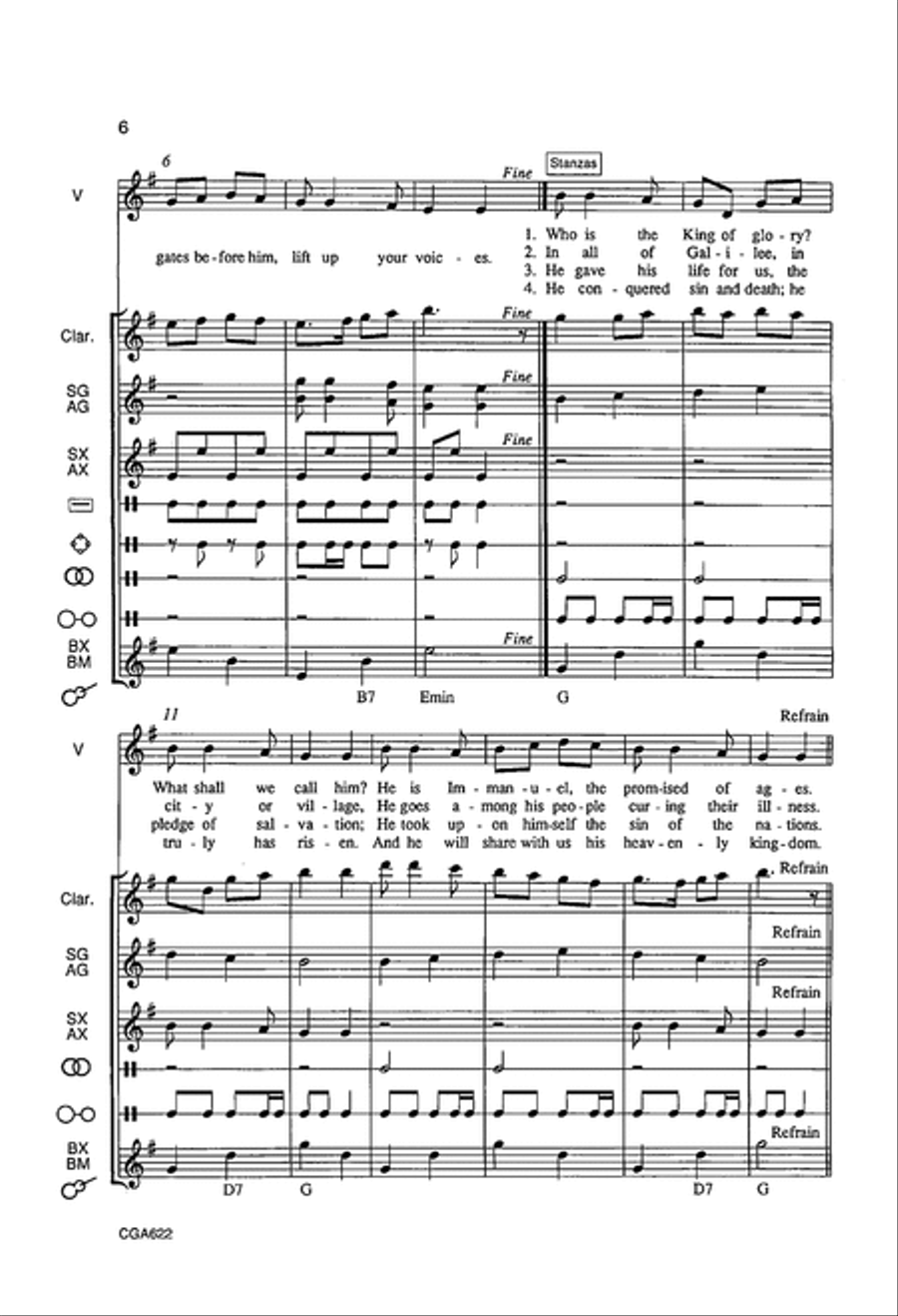 Lift Up Your Voices Unison Choir scores gallery preview page 6