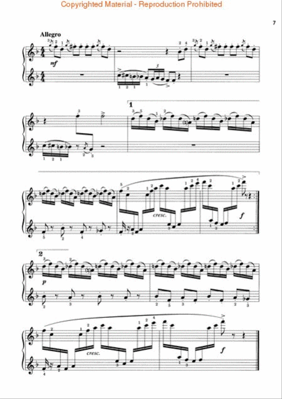 Peter and the Wolf Easy Piano scores gallery preview page 3