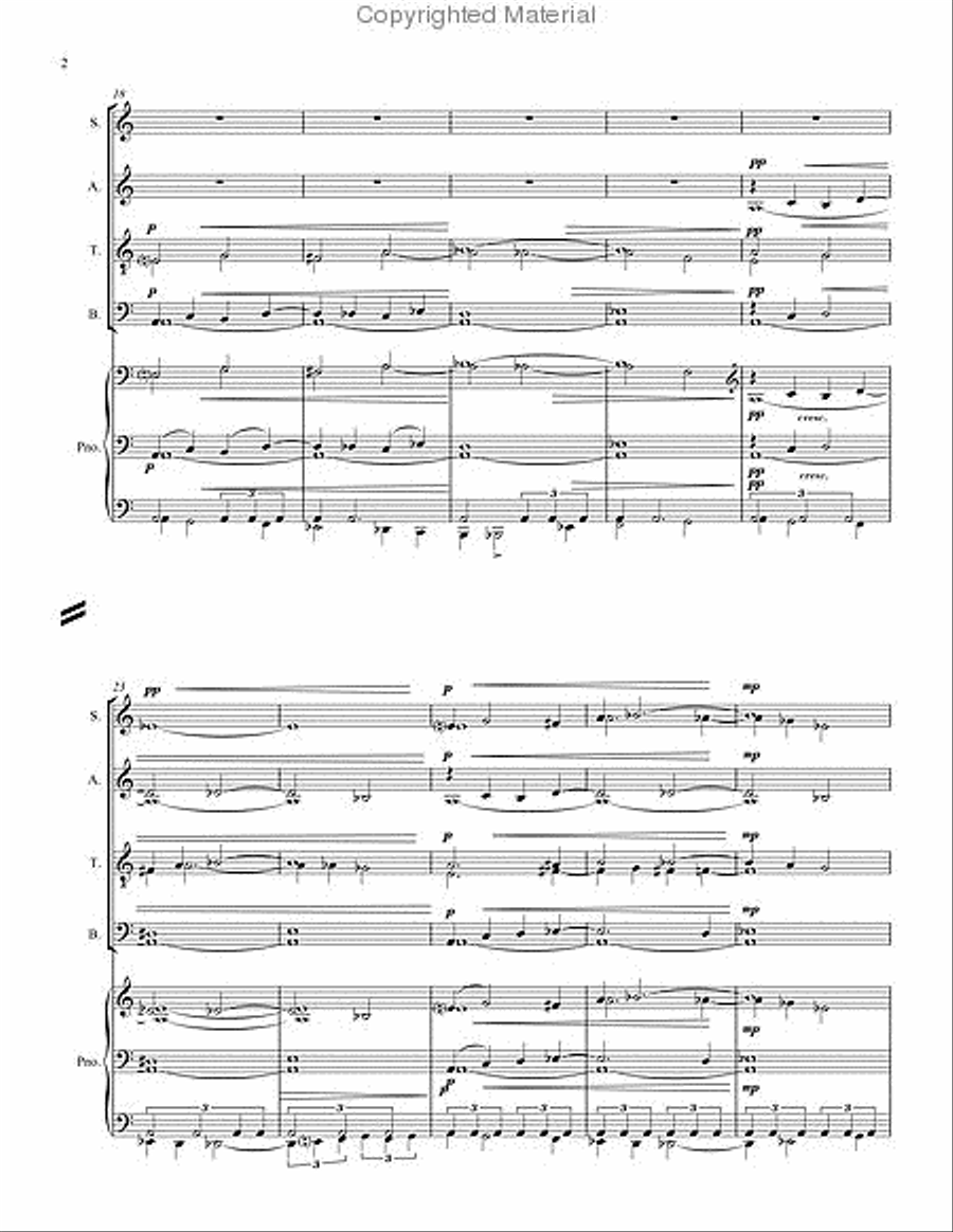 The Blizzard Voices, oratorio 4-Part scores gallery preview page 3