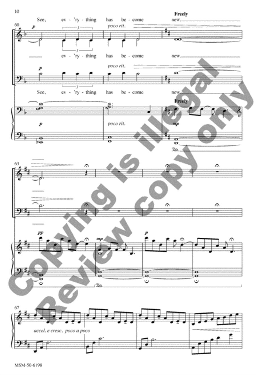 I Will Make a Way! 4-Part scores gallery preview page 10