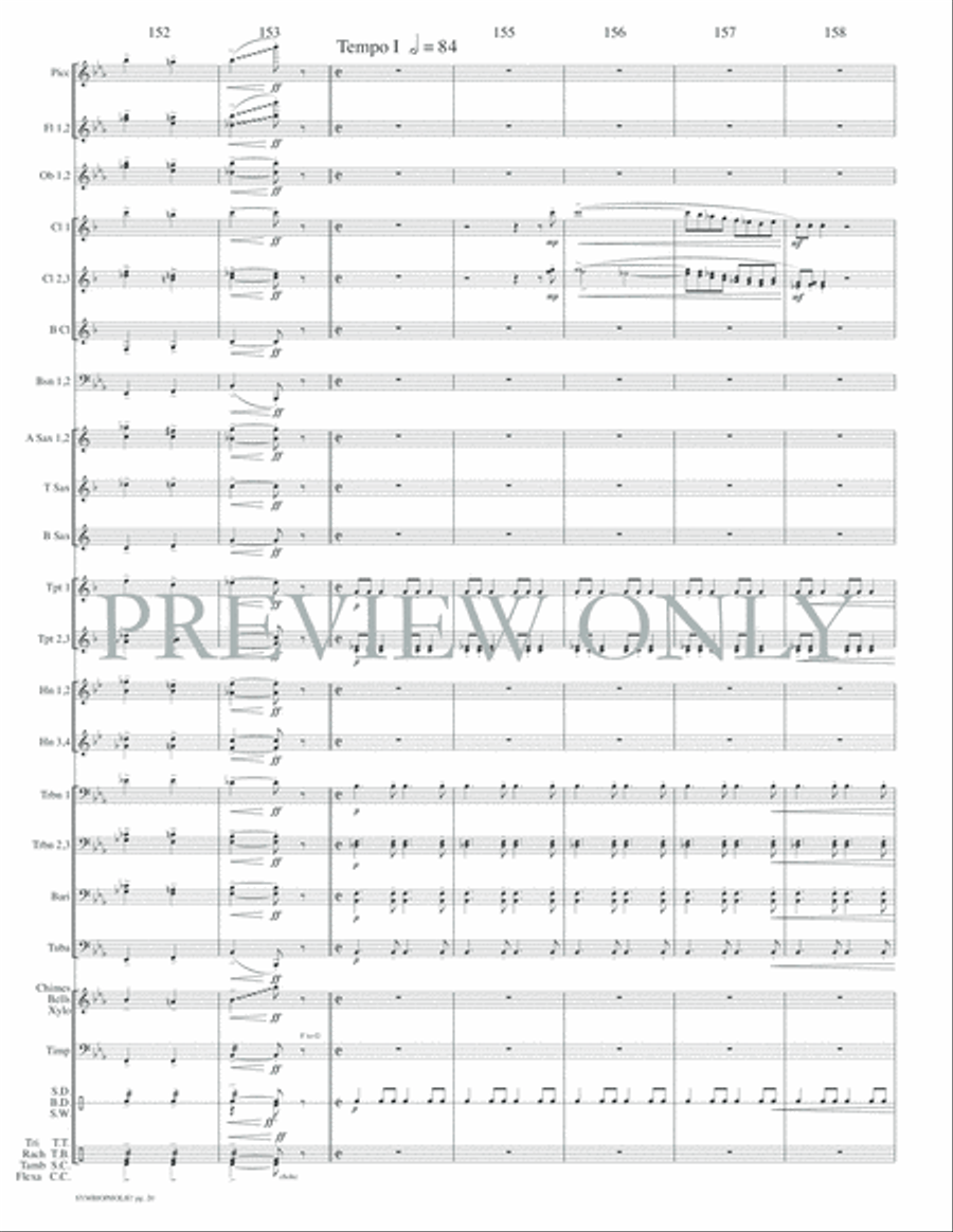 Symbiopholie! Concert Band scores gallery preview page 23