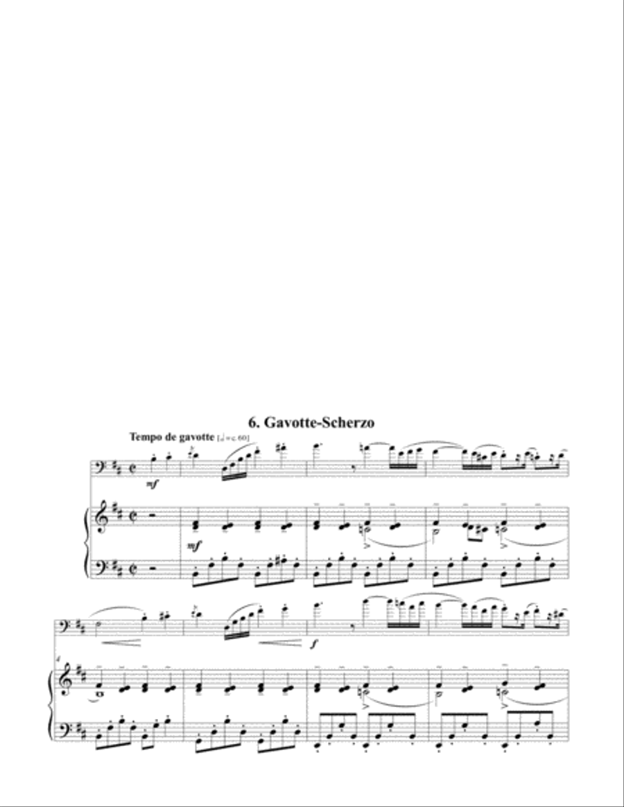 Pequena Suite for Euphonium and Piano Euphonium scores gallery preview page 14