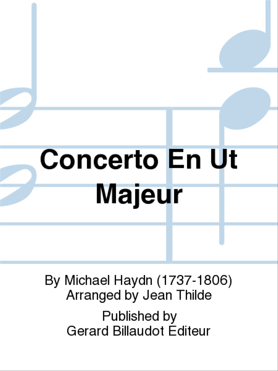 Concerto En Ut Majeur Chamber Music scores gallery preview page 1