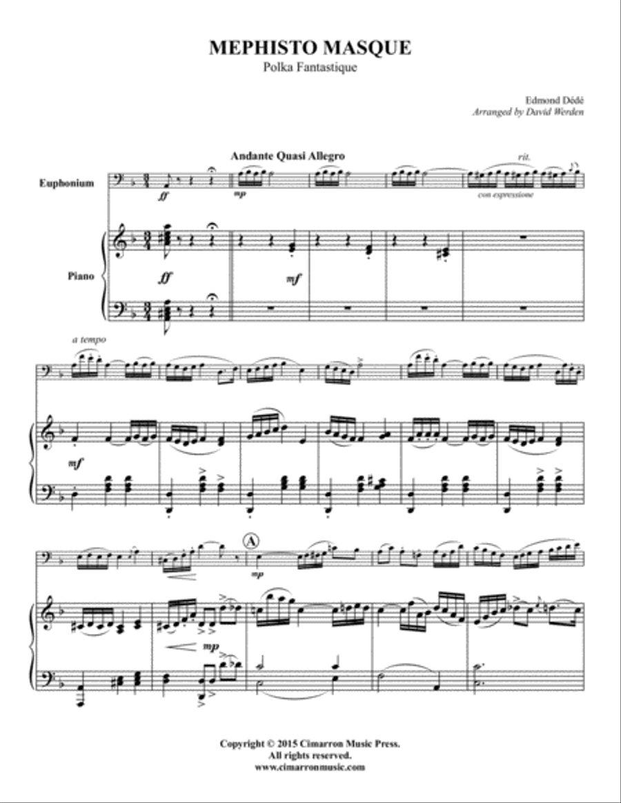 Mephisto Masque Euphonium scores gallery preview page 2