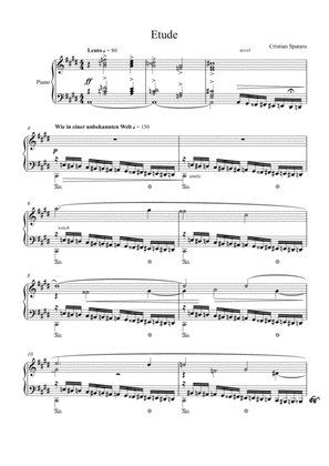 Etude Cromatique - for piano