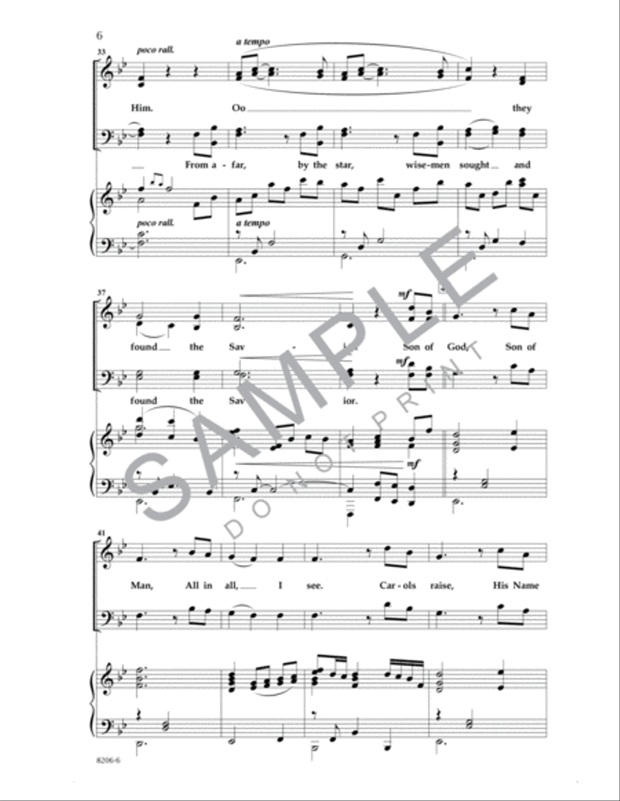 Carols Sing 4-Part scores gallery preview page 5