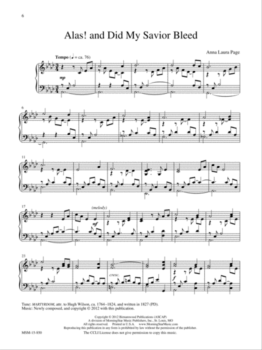 Tell the Story (Ten Gospel Hymn Arrangements for Piano) Piano Solo scores gallery preview page 4