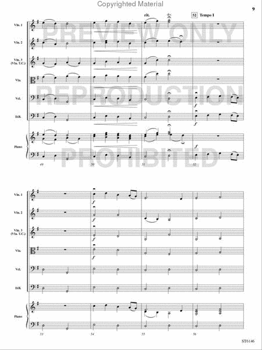 A Soldier's Hymn String Orchestra scores gallery preview page 8
