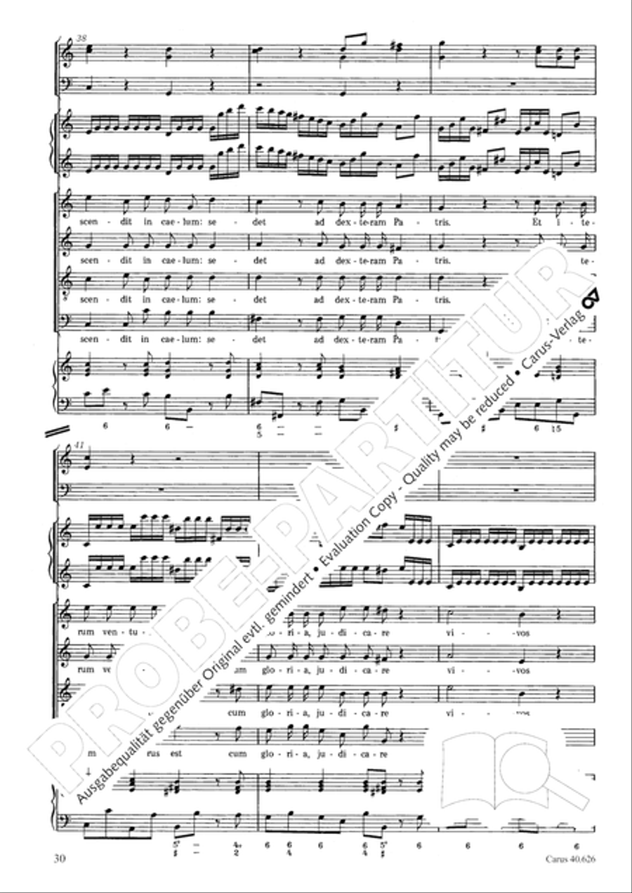 Mass in C Major Mass in C Major 4-Part scores gallery preview page 30