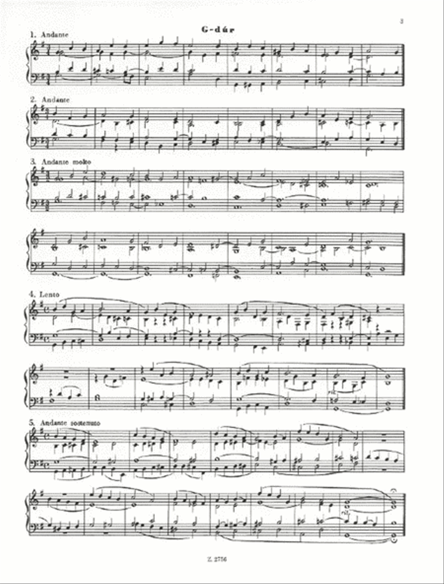 ORGELMUSIK II 70 Zwischenspiele Organ scores gallery preview page 3