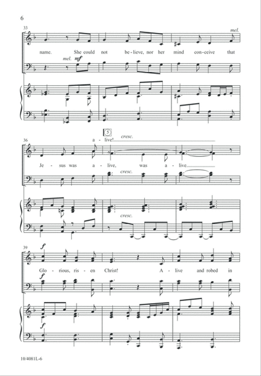 Glorious, Risen Christ! Glorious, Risen Christ! 4-Part scores gallery preview page 7