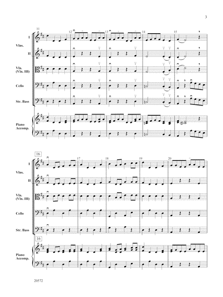 Bach Country Fiddles: Score