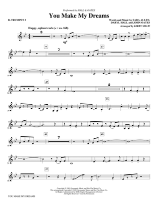You Make My Dreams (arr. Kirby Shaw) - Bb Trumpet 2