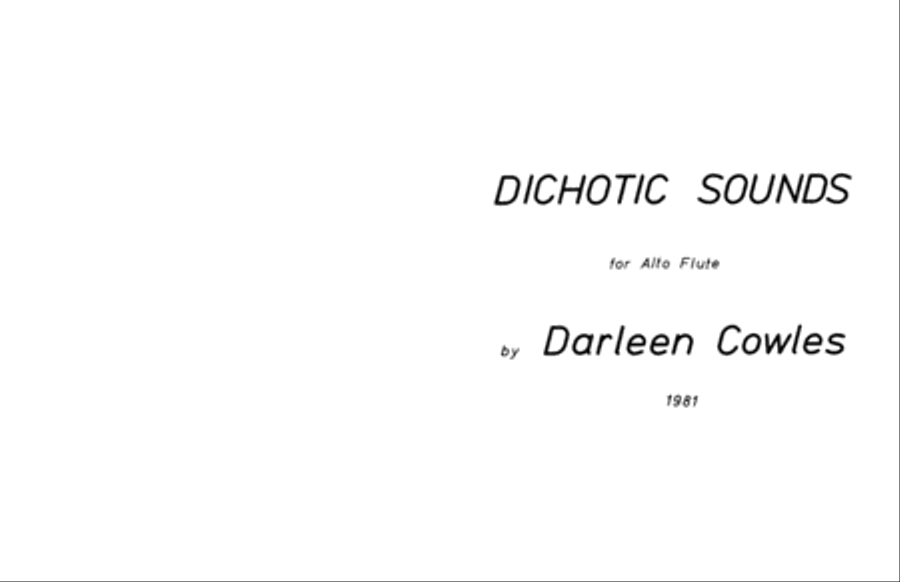 [Mitchell] Dichotic Sounds Flute Solo scores gallery preview page 3