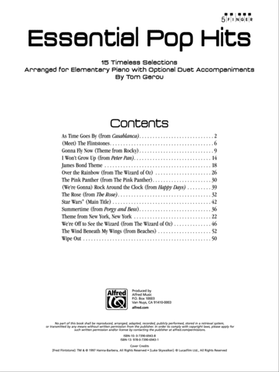 Essential Pop Hits Essential Pop Hits Easy Piano scores gallery preview page 2