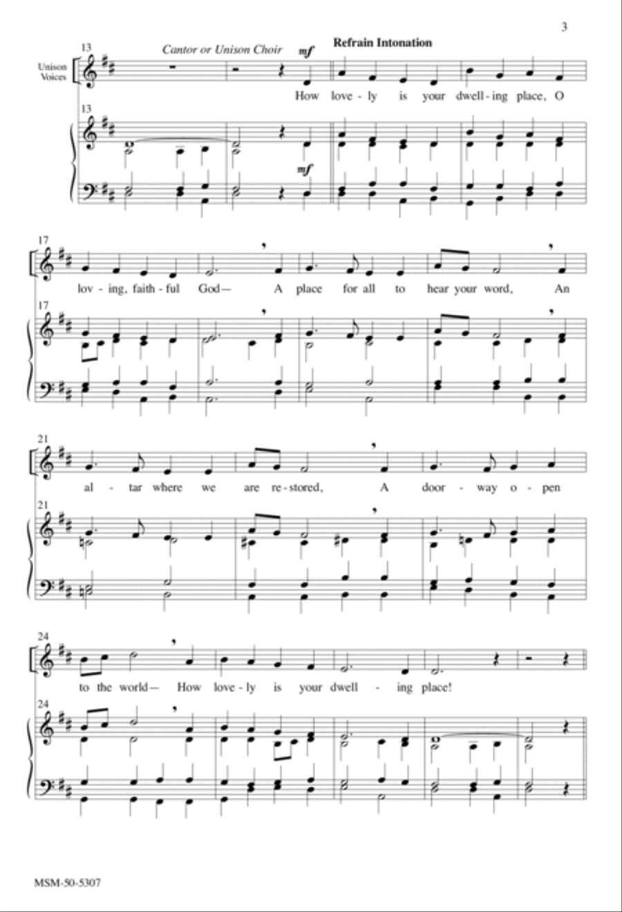 God's Dwelling Place 4-Part scores gallery preview page 3