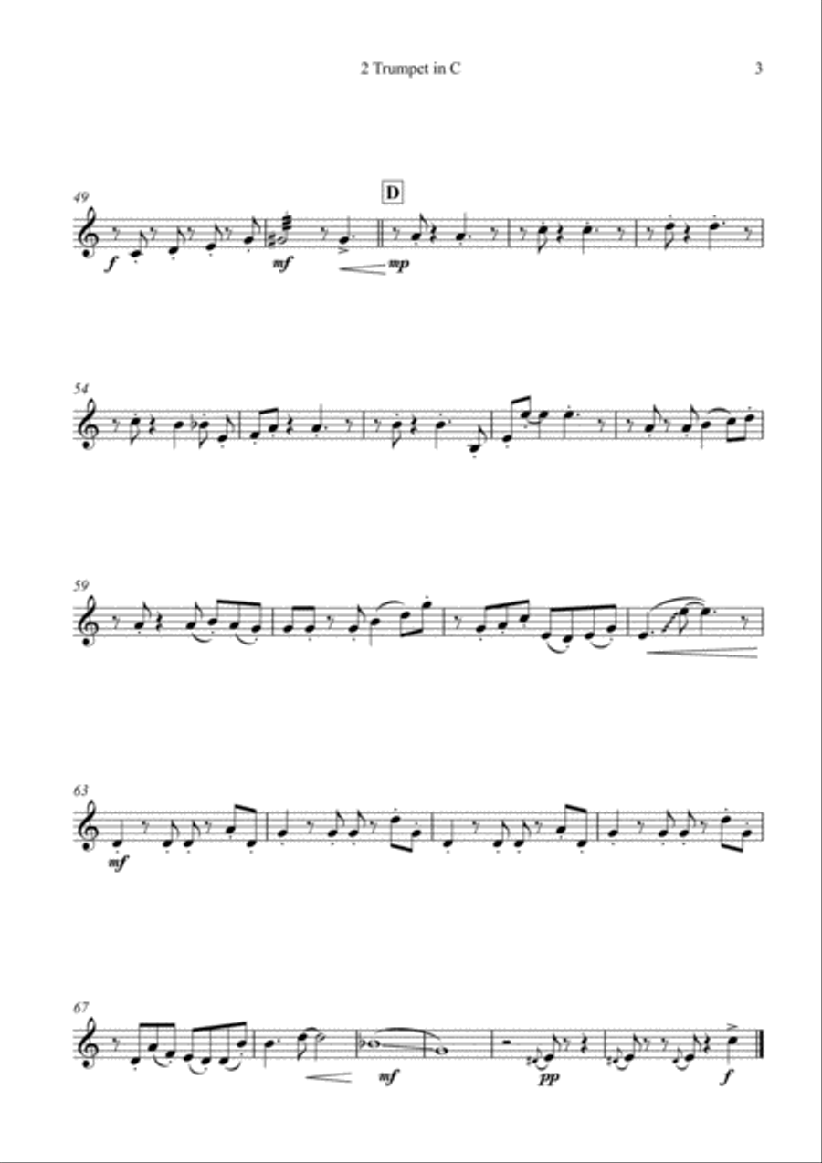 Fly Me To The Moon (in Other Words) Brass Ensemble scores gallery preview page 6