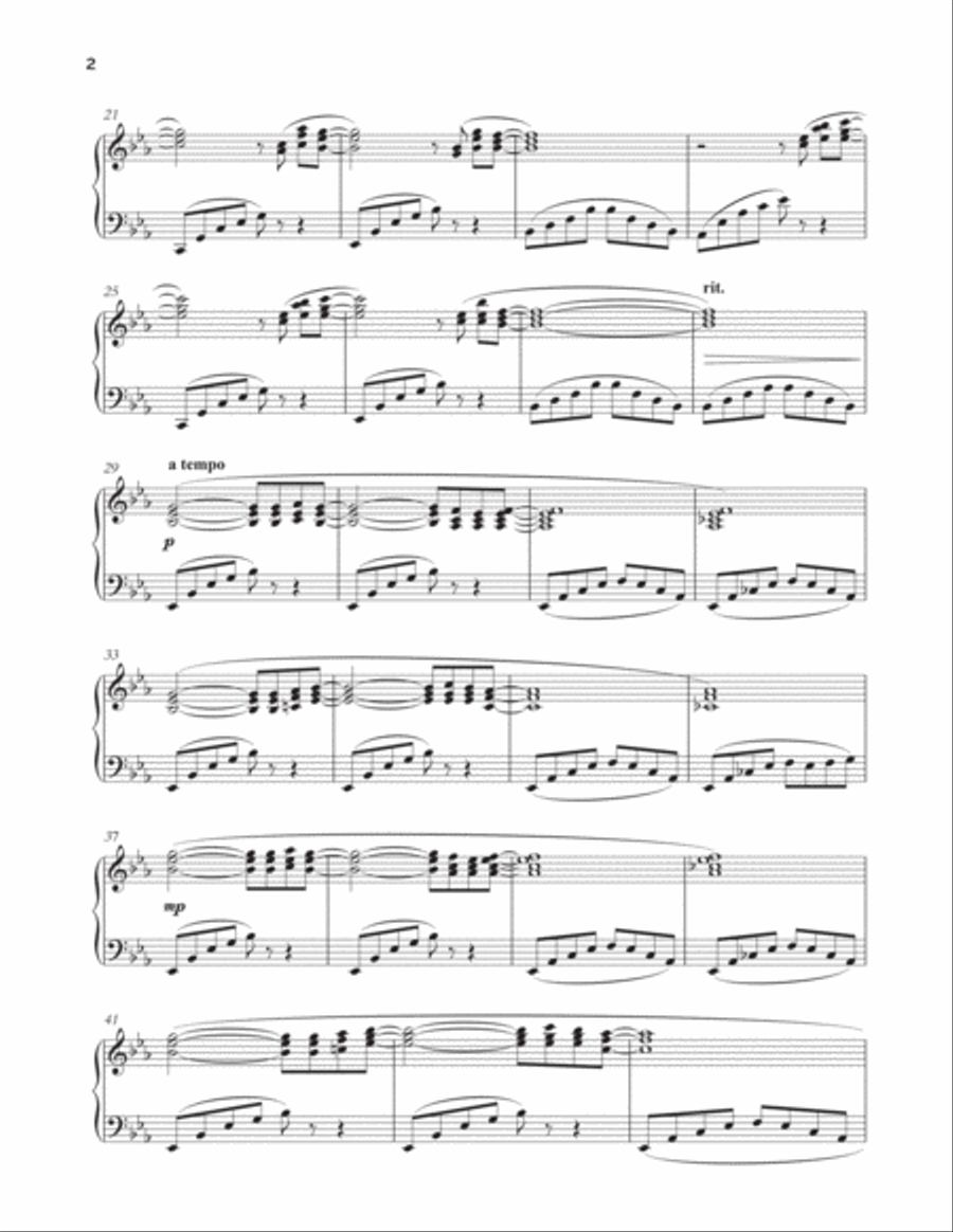 Evermore Piano Solo scores gallery preview page 2