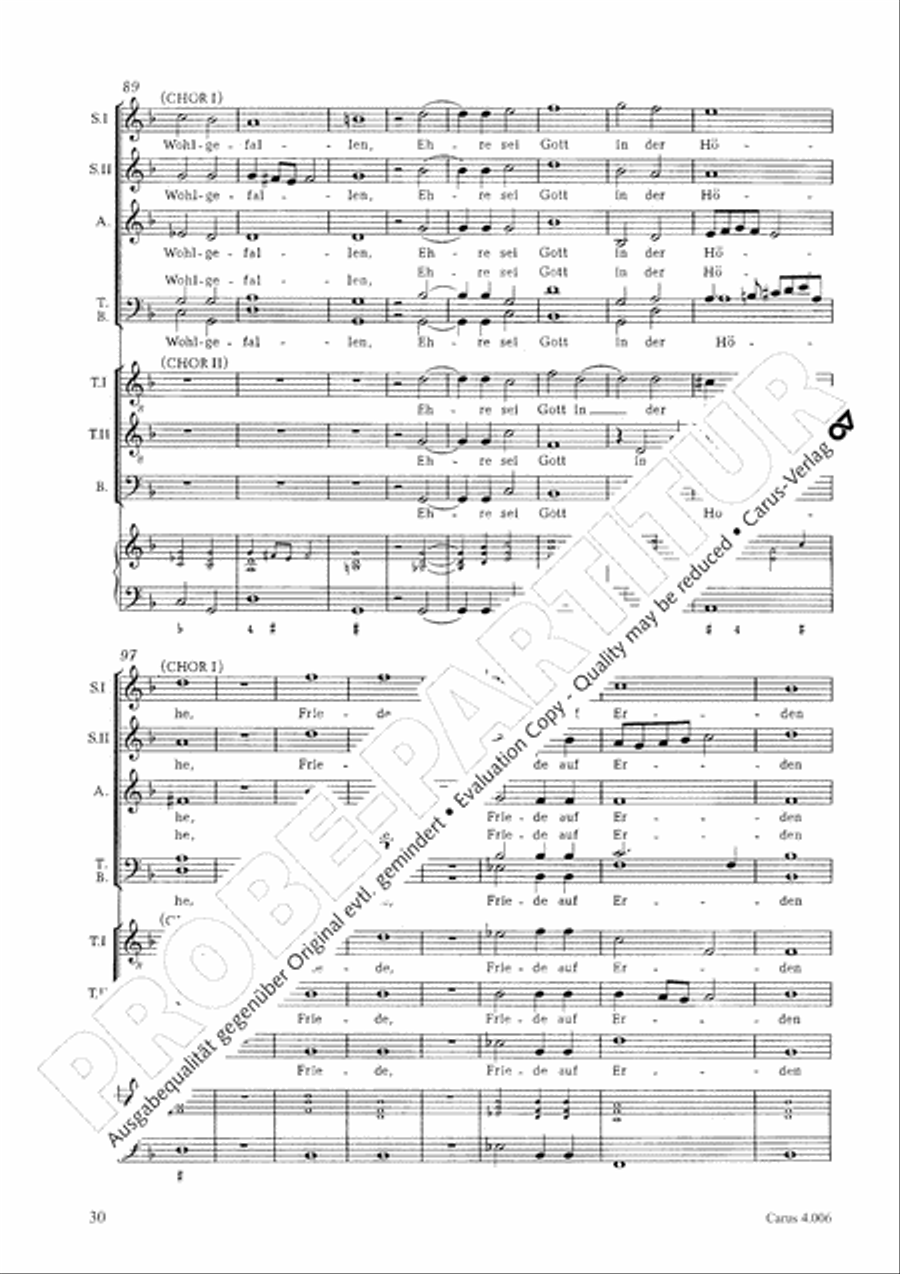 Ten motets Choir scores gallery preview page 32