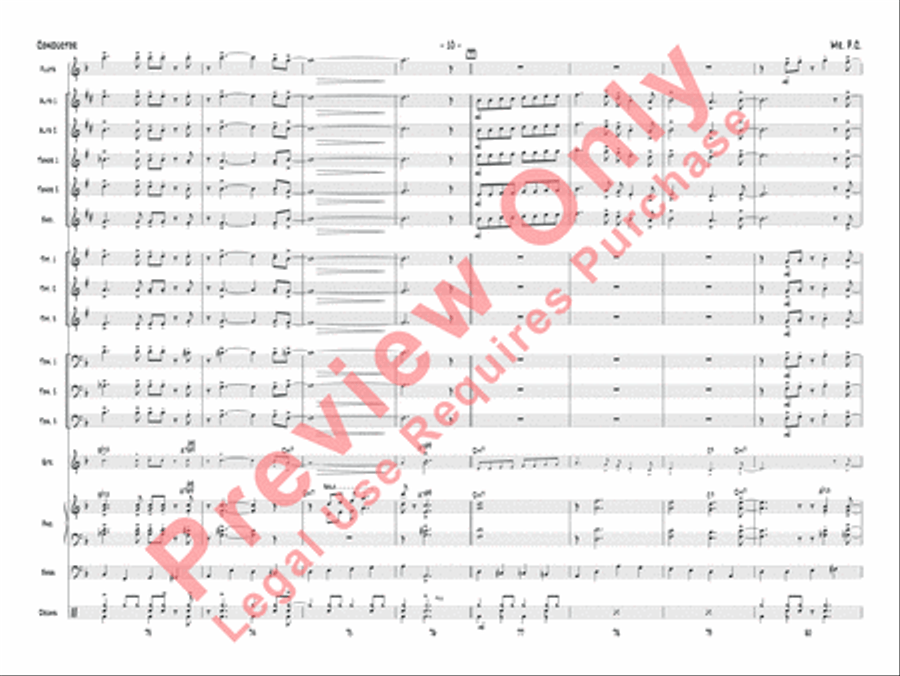 Mr. P.C. Jazz Ensemble scores gallery preview page 13