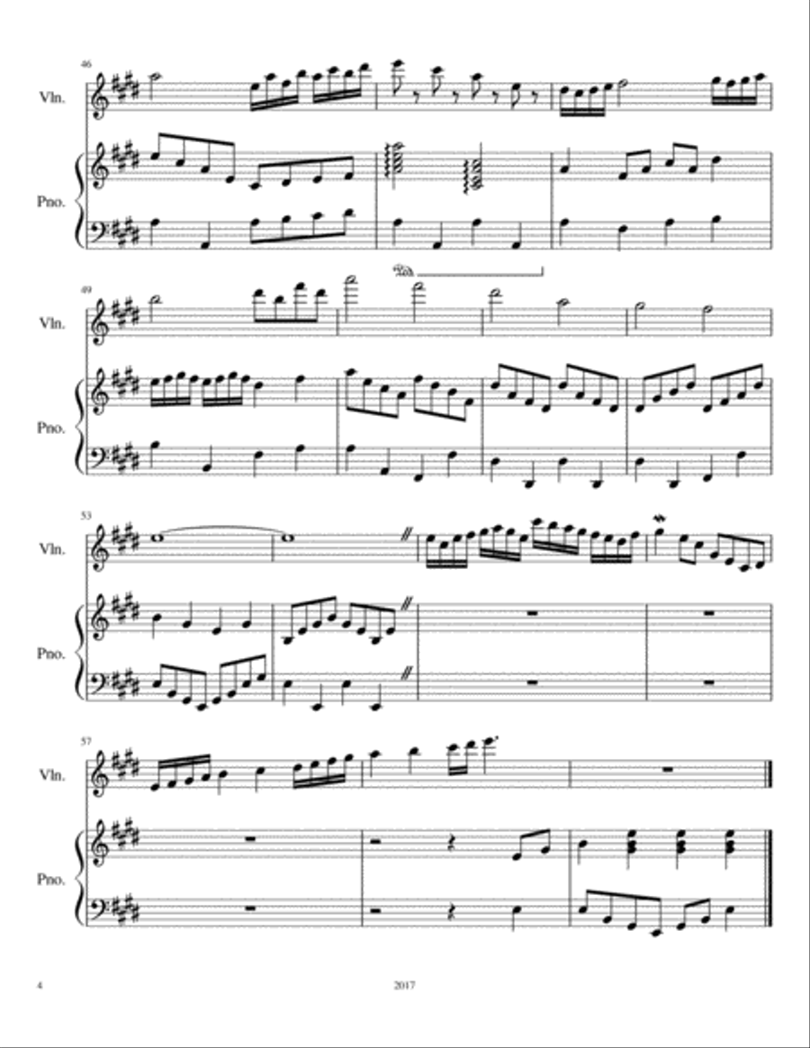 Violin Solo No. 6 Violin Solo scores gallery preview page 4