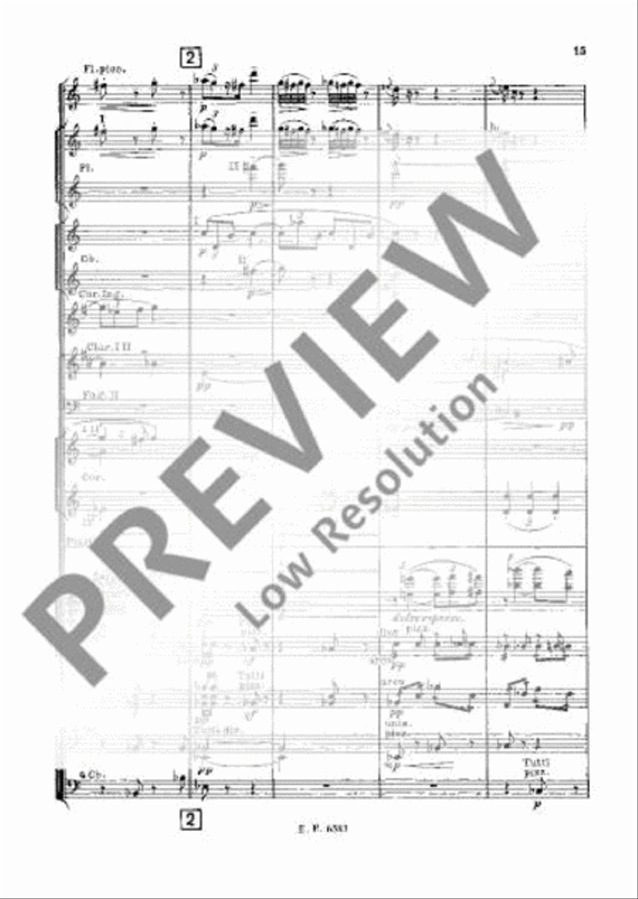 Le Poème de l'extase Orchestra scores gallery preview page 20