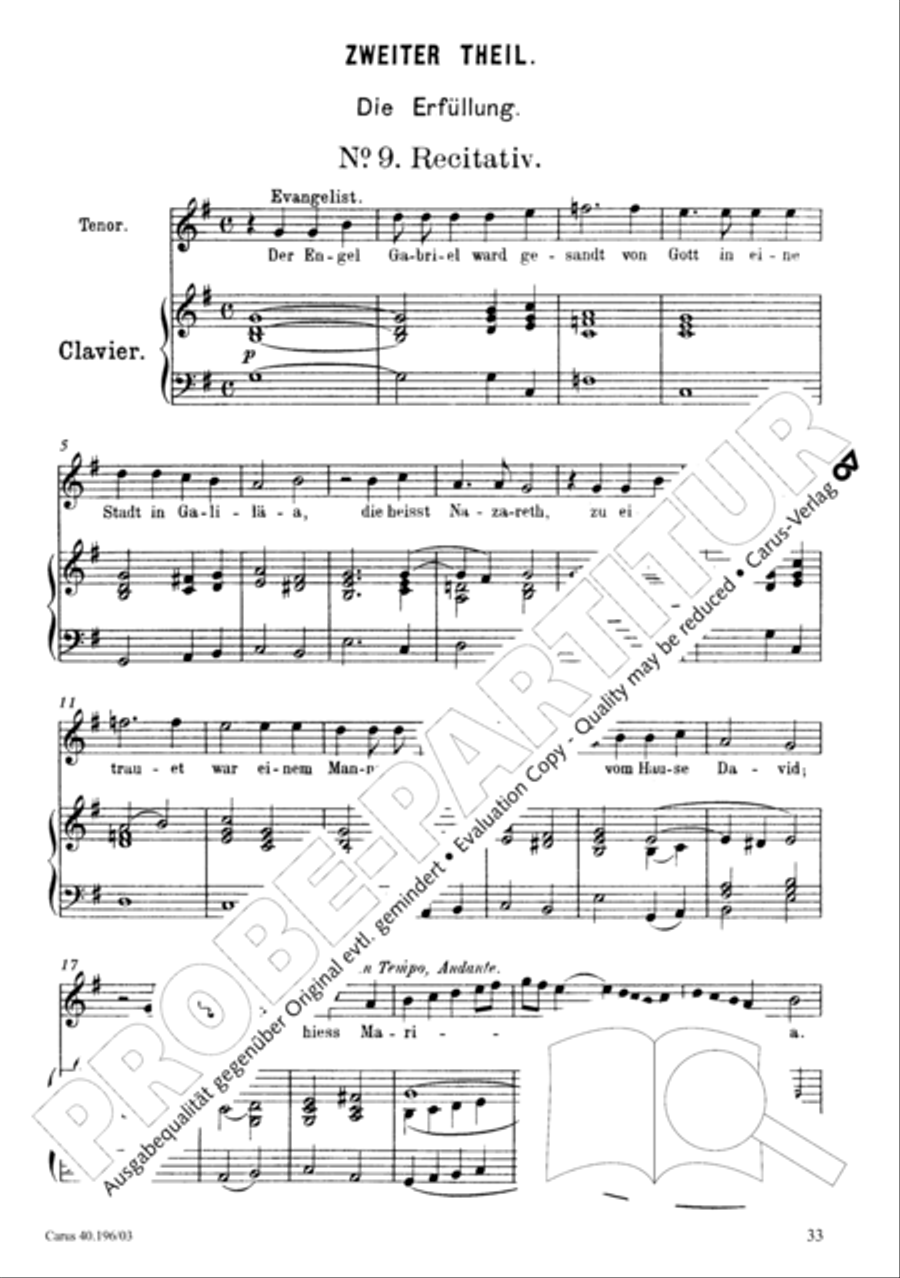Die Geburt Christi SSA scores gallery preview page 34
