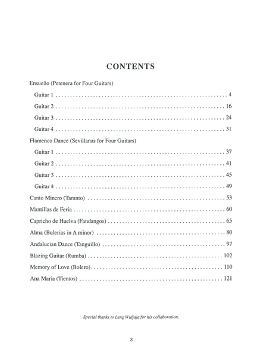 Juan Serrano - Flamenco Guitar Solos Acoustic Guitar scores gallery preview page 9