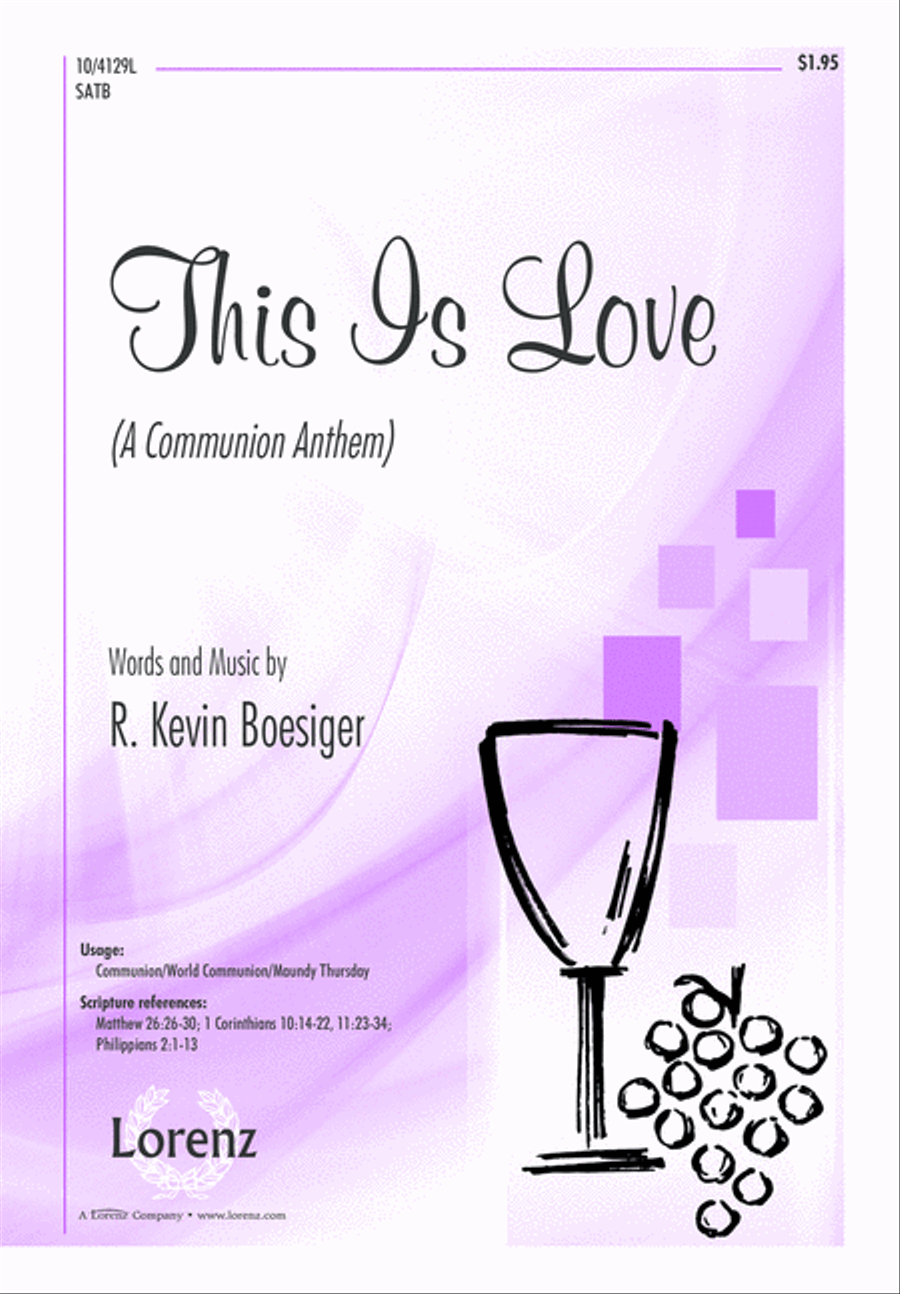 This Is Love 4-Part scores gallery preview page 1