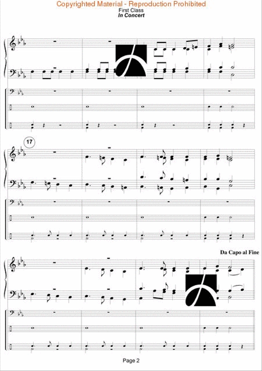 First Class - In Concert Concert Band scores gallery preview page 3